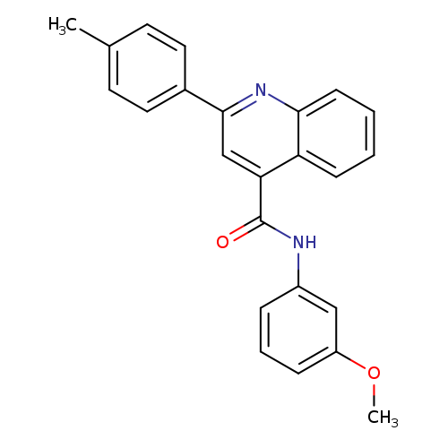 N-(3-methoxyphenyl)-2-(4-methylphenyl)-4-quinolinecarboxamide