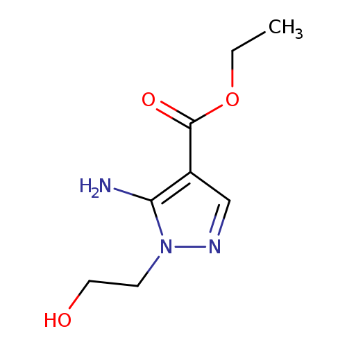Ethyl 5-amino-1-(2-hydroxyethyl)pyrazole-4-carboxylate