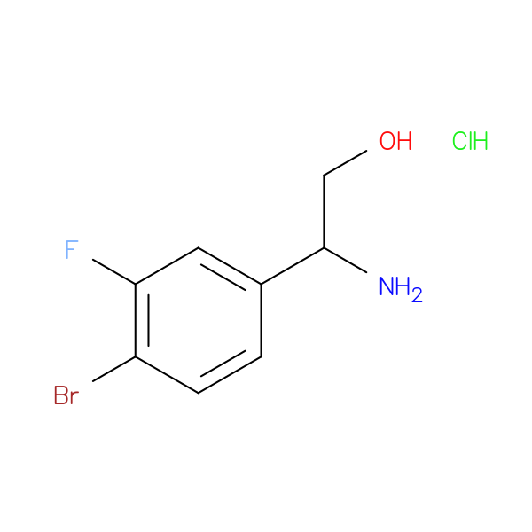 2-amino-2-(4-bromo-3-fluorophenyl)ethan-1-ol hydrochloride