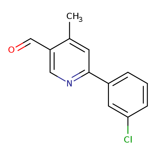 2-(3-Chlorophenyl)-4-methylpyridine-5-carboxaldehyde