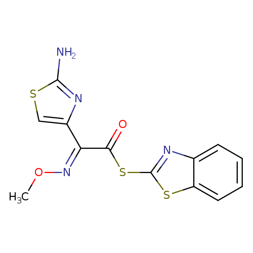 S-2-Benzothiazolyl-2-amino-α-(methoxyimino)-4-thiazolethiolacetate
