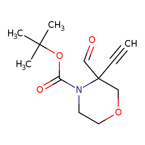 tert-butyl3-ethynyl-3-formylmorpholine-4-carboxylate