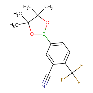 Benzonitrile, 5-(4,4,5,5-tetramethyl-1,3,2-dioxaborolan-2-yl)-2-(trifluoromethyl)-