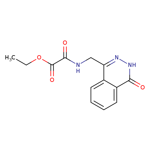 ethyl {[(4-oxo-3,4-dihydrophthalazin-1-yl)methyl]carbamoyl}formate