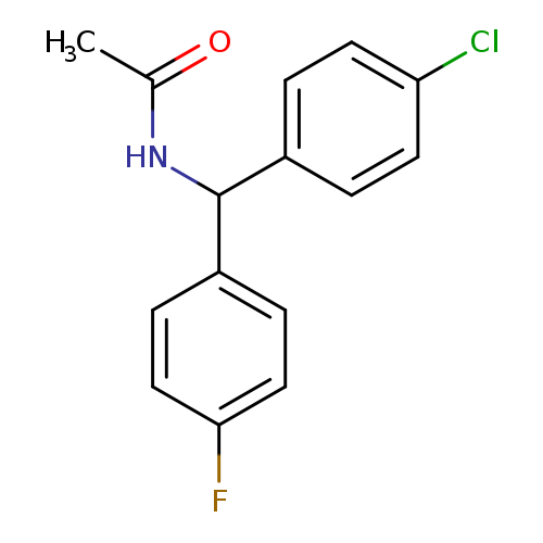 N-[(4-Chlorophenyl)(4-fluorophenyl)methyl]acetamide