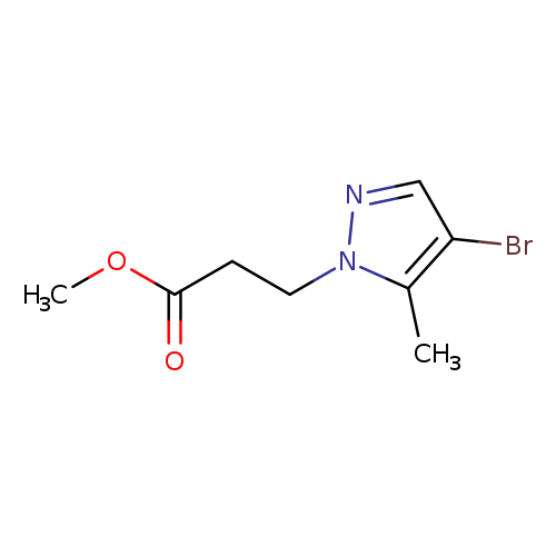 Methyl 3-(4-bromo-5-methyl-1H-pyrazol-1-yl)propanoate