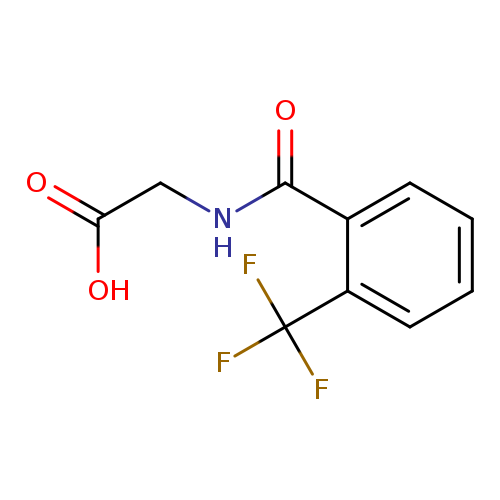 2-{[2-(trifluoromethyl)phenyl]formamido}acetic acid