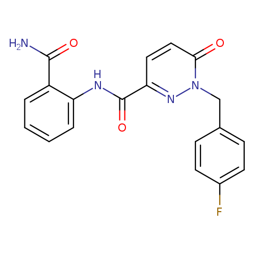 N-(2-carbamoylphenyl)-1-[(4-fluorophenyl)methyl]-6-oxo-1,6-dihydropyridazine-3-carboxamide