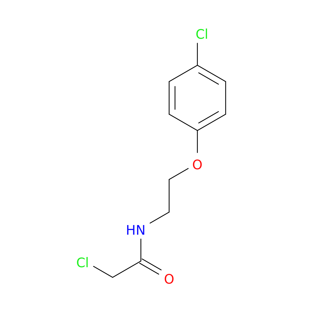 2-chloro-N-[2-(4-chlorophenoxy)ethyl]acetamide