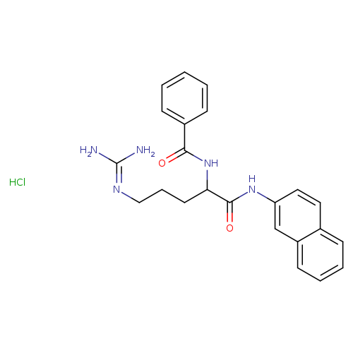 nalpha-benzoyl-dl-arginine-2-naphthylamide hydrochloride