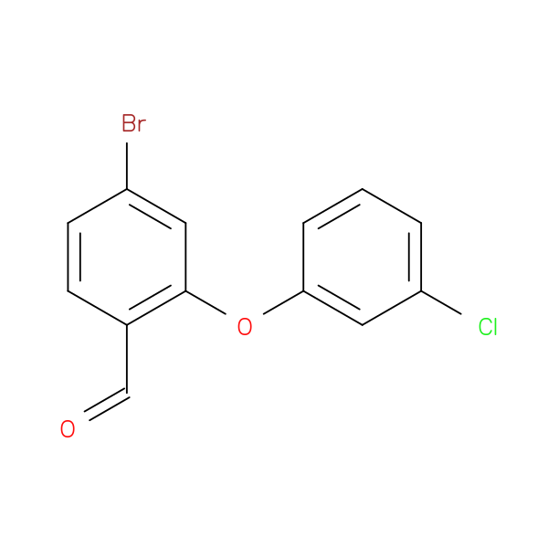 4-bromo-2-(3-chlorophenoxy)benzaldehyde