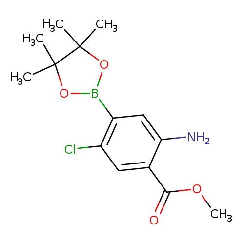 Methyl 2-amino-5-chloro-4-(tetramethyl-1,3,2-dioxaborolan-2-yl)benzoate