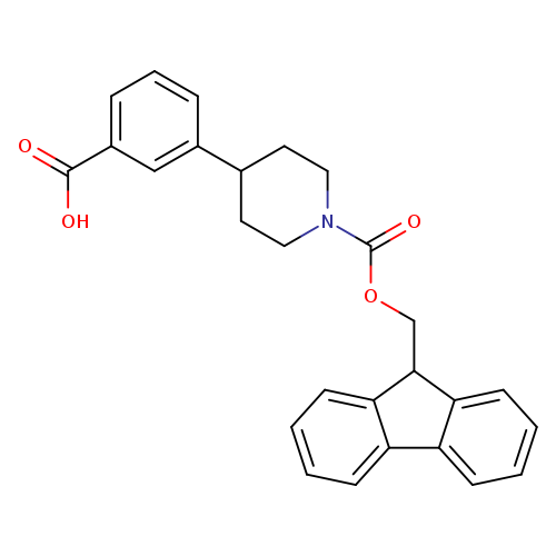 3-(1-{[(9H-fluoren-9-yl)methoxy]carbonyl}piperidin-4-yl)benzoic acid