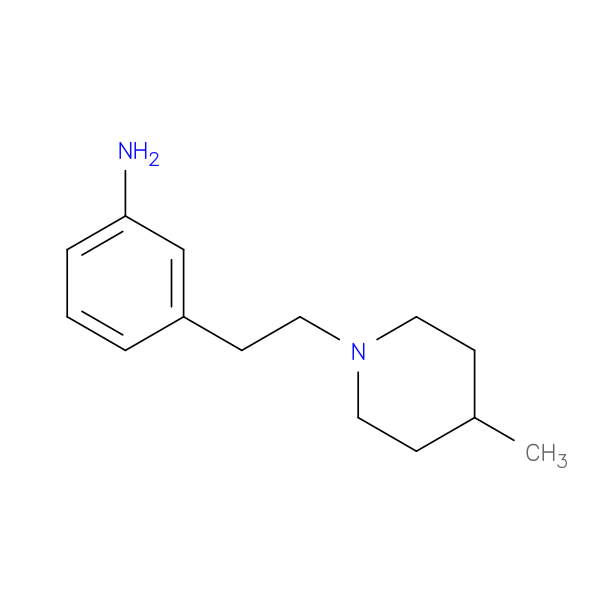 3-[2-(4-Methylpiperidin-1-yl)ethyl]aniline