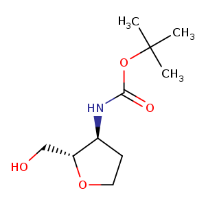 tert-butyl N-[(2S,3S)-2-(hydroxymethyl)tetrahydrofuran-3-yl]carbamate