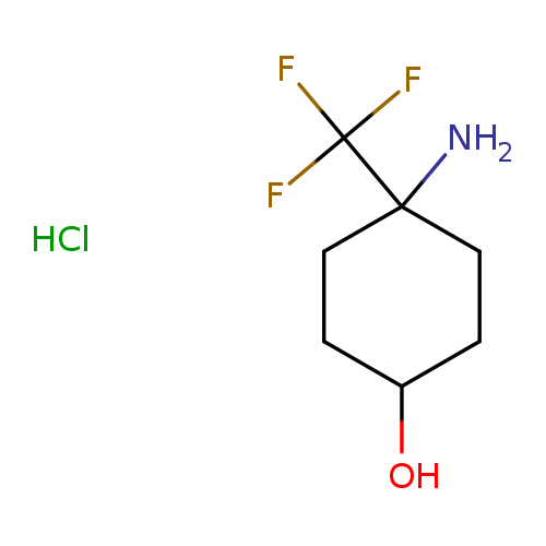 4-amino-4-(trifluoromethyl)cyclohexan-1-ol hydrochloride, Mixture of isomers
