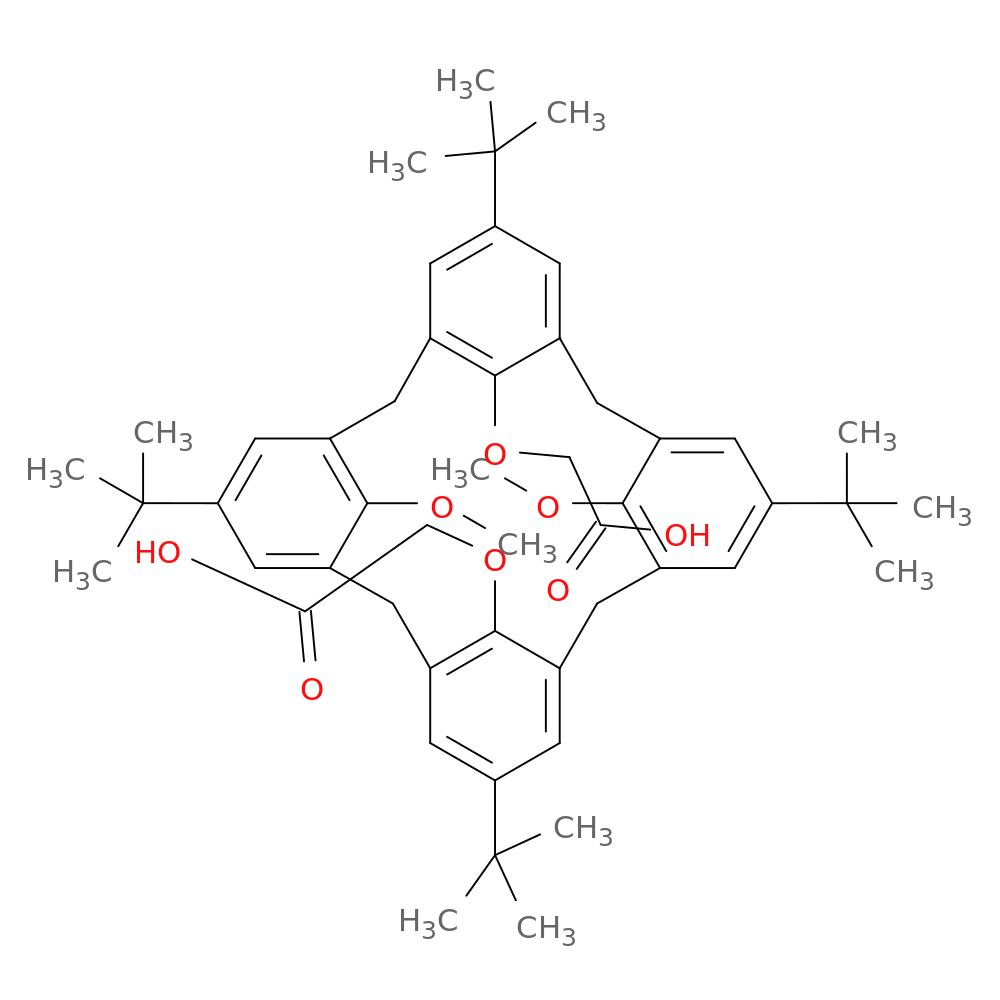 O(1),O(3)-Bis(carboxymethyl)-O(2),O(4)-dimethyl-p-tert-butylcalix[4]arene