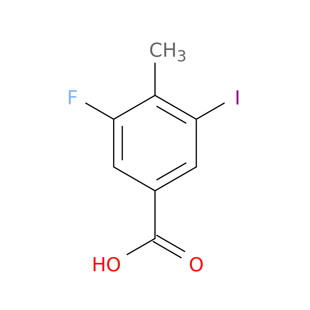 3-Fluoro-4-methyl-5-iodobenzoic acid