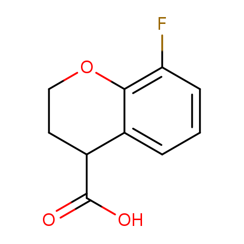 8-Fluoro-3,4-dihydro-2h-1-benzopyran-4-carboxylic acid