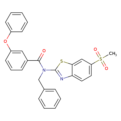 N-benzyl-N-(6-methanesulfonyl-1,3-benzothiazol-2-yl)-3-phenoxybenzamide