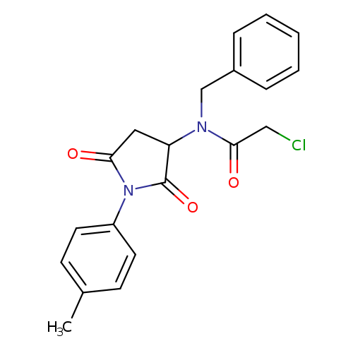 N-Benzyl-2-chloro-n-[1-(4-methylphenyl)-2,5-dioxopyrrolidin-3-yl]acetamide