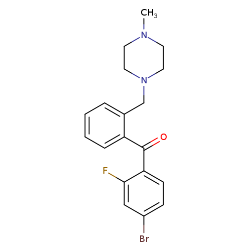 4-BROMO-2-FLUORO-2'-(4-METHYLPIPERAZINOMETHYL) BENZOPHENONE