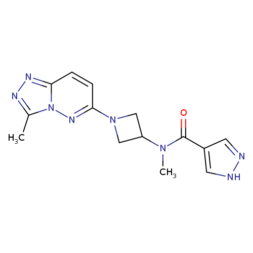 N-methyl-N-(1-{3-methyl-[1,2,4]triazolo[4,3-b]pyridazin-6-yl}azetidin-3-yl)-1H-pyrazole-4-carboxamide