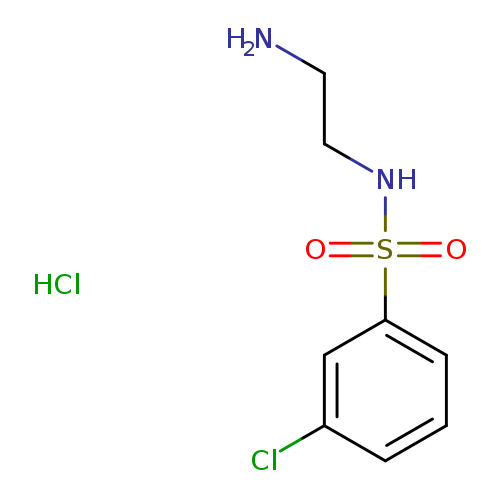 N-(2-aminoethyl)-3-chlorobenzene-1-sulfonamide hydrochloride