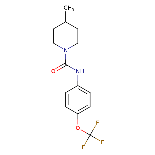 4-methyl-N-[4-(trifluoromethoxy)phenyl]piperidine-1-carboxamide