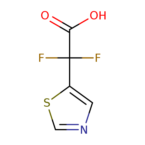 2,2-difluoro-2-(1,3-thiazol-5-yl)acetic acid