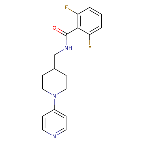 2,6-difluoro-N-{[1-(pyridin-4-yl)piperidin-4-yl]methyl}benzamide