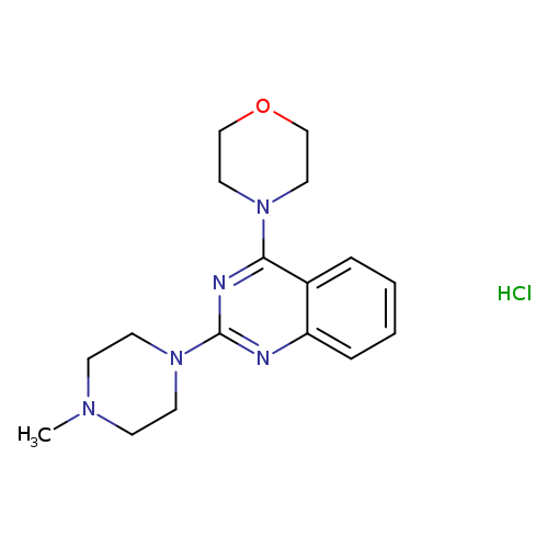 2-(4-methylpiperazin-1-yl)-4-(morpholin-4-yl)quinazoline hydrochloride