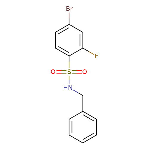 N-Benzyl-4-bromo-2-fluorobenzene-1-sulfonamide
