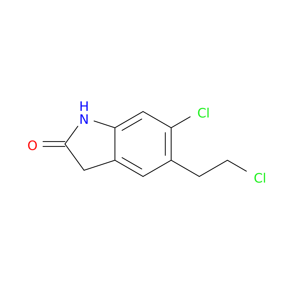 5-Chloroethyl-6-chloro-1,3-dihydro-2H-indole-2-one