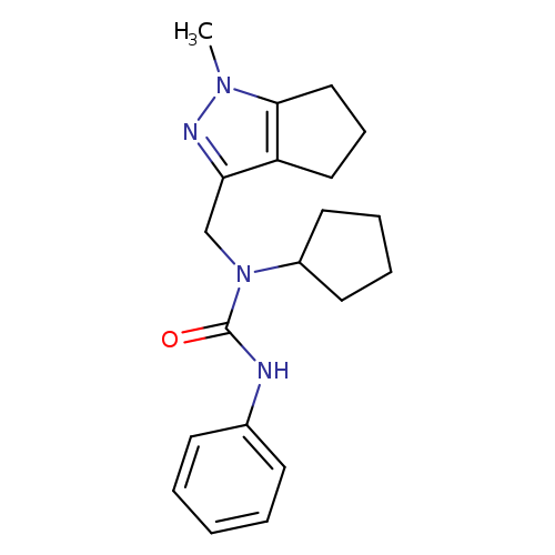 3-cyclopentyl-3-({1-methyl-1H,4H,5H,6H-cyclopenta[c]pyrazol-3-yl}methyl)-1-phenylurea