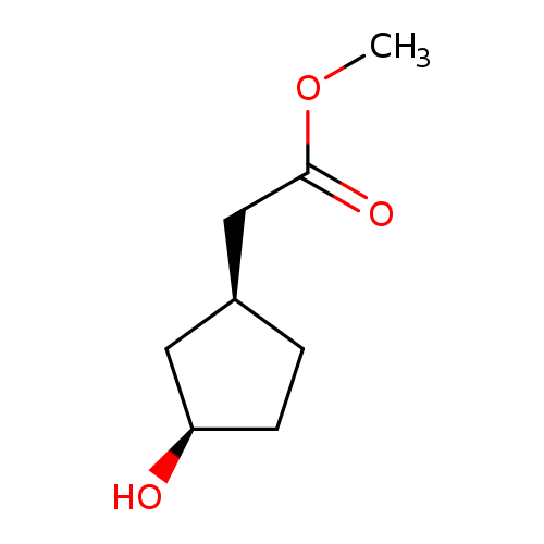 (1S,3R)-3-Hydroxycyclopentane acetic acid methyl ester