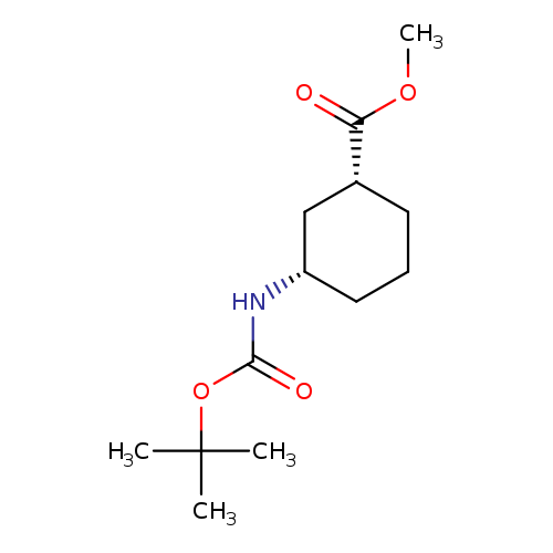 Methyl cis-(+/-)-3-{[(tert-butoxy)carbonyl]amino}cyclohexane-1-carboxylate