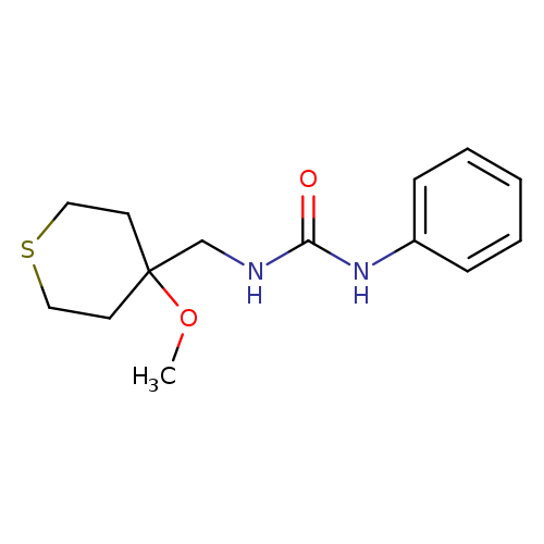 3-[(4-methoxythian-4-yl)methyl]-1-phenylurea