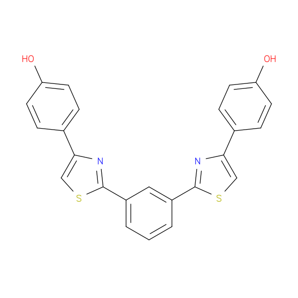1,3-Bis[4-(4-hydroxyphenyl)-2-thiazolyl]benzene
