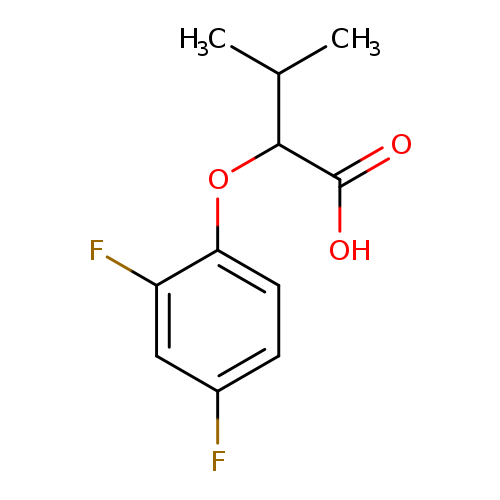 2-(2,4-Difluorophenoxy)-3-methylbutanoic acid