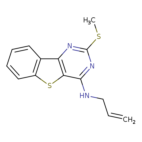 4-(methylsulfanyl)-N-(prop-2-en-1-yl)-8-thia-3,5-diazatricyclo[7.4.0.0^{2,7}]trideca-1(9),2,4,6,10,12-hexaen-6-amine