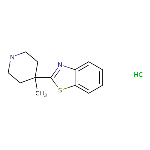 2-(4-methylpiperidin-4-yl)-1,3-benzothiazole hydrochloride