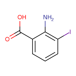 Benzoic acid, 2-amino-3-iodo-