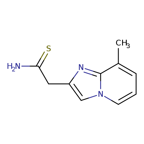 2-{8-methylimidazo[1,2-a]pyridin-2-yl}ethanethioamide