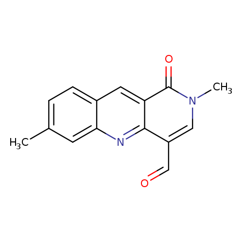 2,7-DIMETHYL-1-OXO-1,2-DIHYDROBENZO[B]-1,6-NAPHTHYRIDINE-4-CARBALDEHYDE