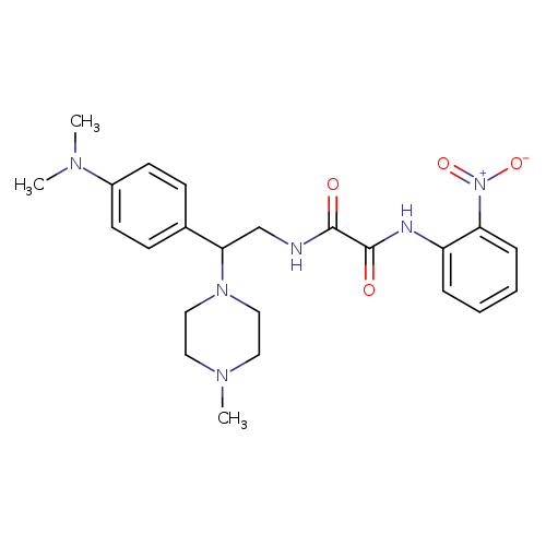 N'-{2-[4-(dimethylamino)phenyl]-2-(4-methylpiperazin-1-yl)ethyl}-N-(2-nitrophenyl)ethanediamide