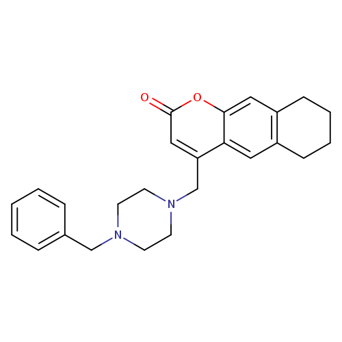 4-[(4-benzylpiperazin-1-yl)methyl]-2H,6H,7H,8H,9H-cyclohexa[g]chromen-2-one
