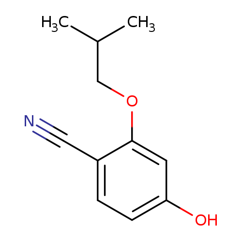 4-hydroxy-2-(2-methylpropoxy)benzonitrile