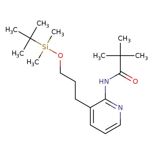N-(3-(3-(tert-Butyldimethylsilyloxy)propyl)-pyridin-2-yl)pivalamide