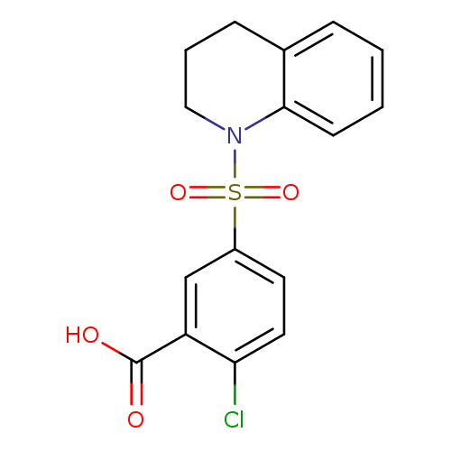 2-chloro-5-(1,2,3,4-tetrahydroquinoline-1-sulfonyl)benzoic acid